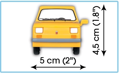 Komplet 71 delov Polski Fiat 126P