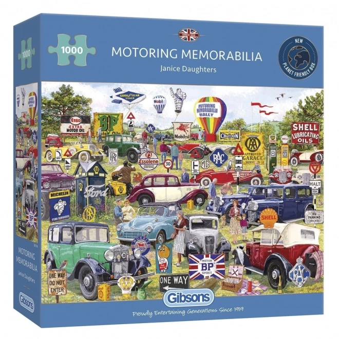 Gibsons sestavljanka Motoring Memorabilia Rally 1000 kosov