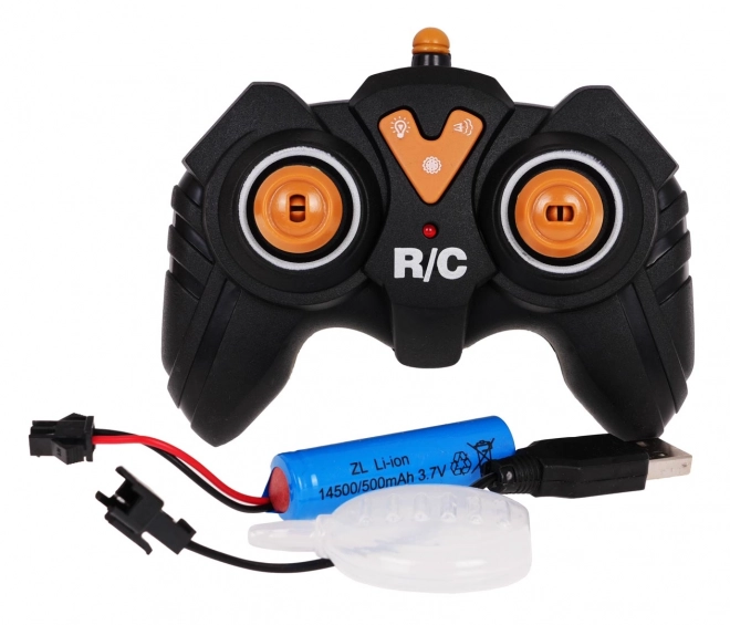 R/C Buldozer s funkcijo svetlobe in dima