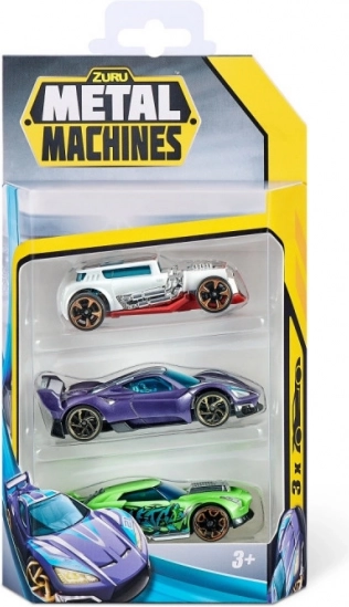 Zuru Metal Machines Avtomobili 3‑pak Serija 2