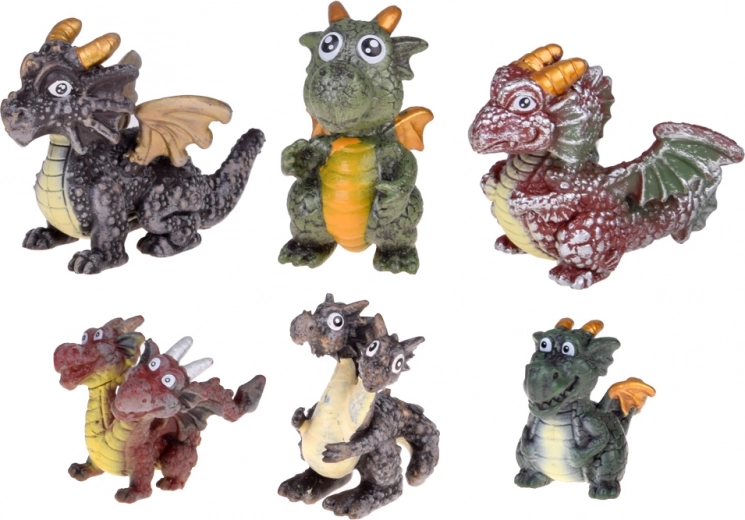 Šest edinstvenih zmajčkov v enem kompletu