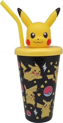 Otroška plastenka Pokémon 450 ml s slamico KiDS Licensing