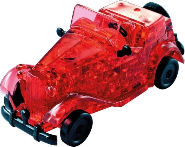 3D kristalni puzzle – starodobnik, rdeč, 53 kosov – HCM KINZEL