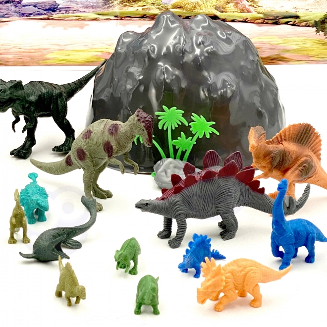 Komplet Dinozavrov Figurice 34 kosi WOOPIE