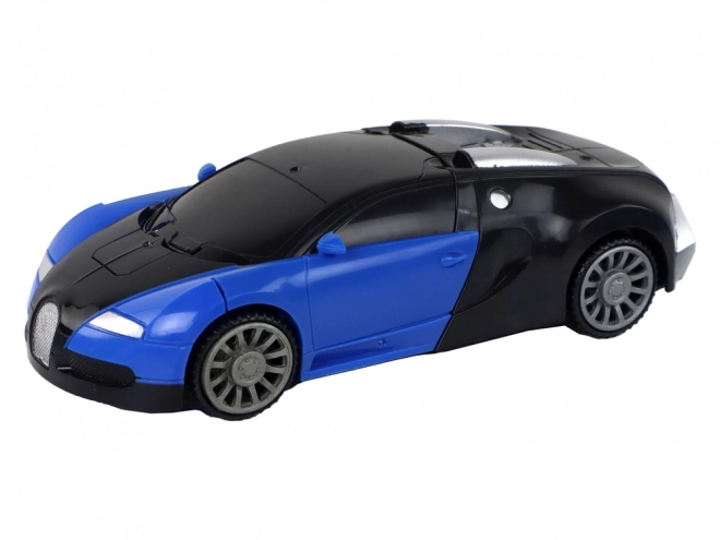 2 v 1 Bugatti Modri svetlobni učinki Avto-Robot