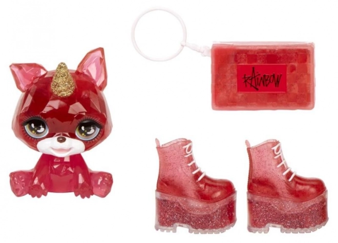 Rainbow High Modna punčka z ljubljenčkom - Ruby Anderson