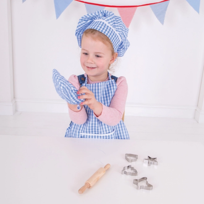 Bigjigs Toys Modri set kuharja