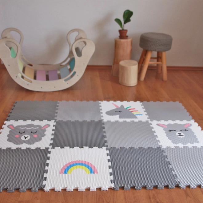 Minideckfloor tla 12 kosov - ovčka, lama, samorog, mavrica