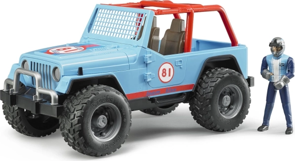 Terensko vozilo Bruder Jeep z voznikom