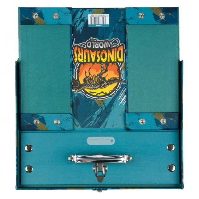 BAAGL zložljiva šolska torbica Dinosaurs World z okovanjem