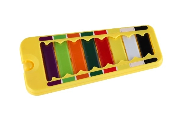 Ksilofon plast/kov 24cm s palico v škatli 29x16x3cm