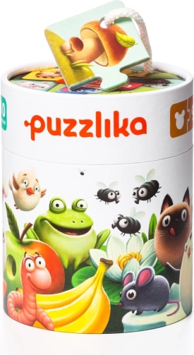 Otroške izobraževalne puzzle Moja hrana – kaj jedo živali (20 kosov)