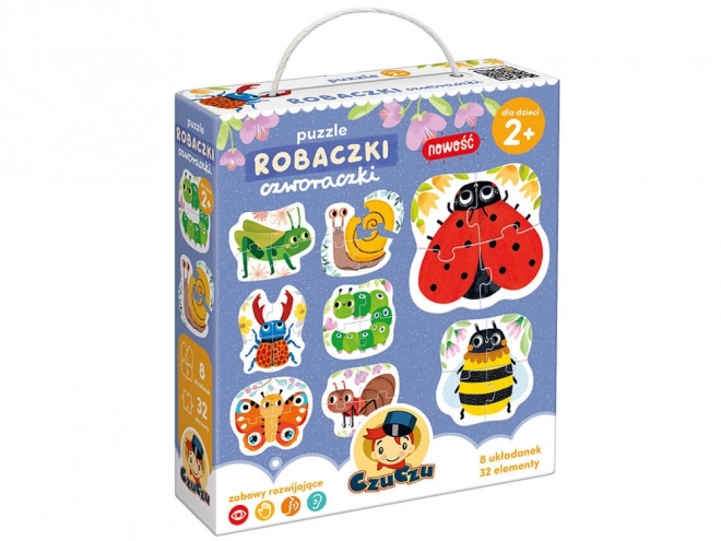 CzuCzu Puzzle Žuželke štiridelne sestavljanke