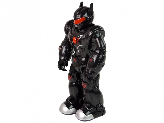 Interaktivni robot hodi Zvok Svetloba črna