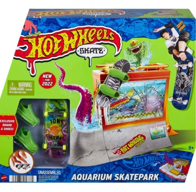 Igralni set Hot Wheels Skatepark Aquarium