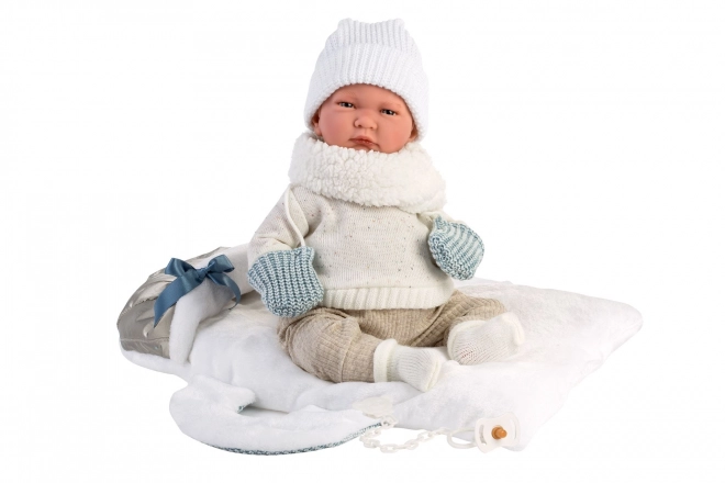 Llorens M740-03 oblačilca za punčko dojenčka NEW BORN velikosti 40-42 cm