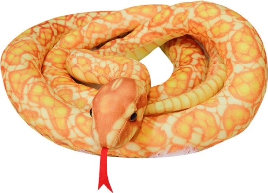 Plišasti kača Zlata 110 cm