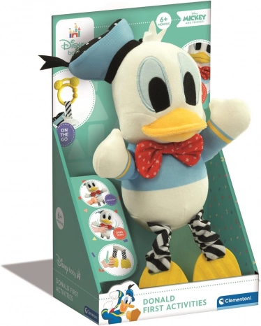 Donald Duck – moja prva plišasta igrača z ropotuljico in grizalom