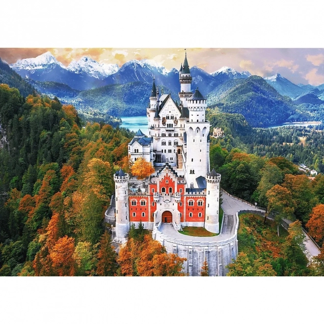 TREFL Puzzle Premium Plus Foto Odiseja: Grad Neuschwanstein 1000 kosov