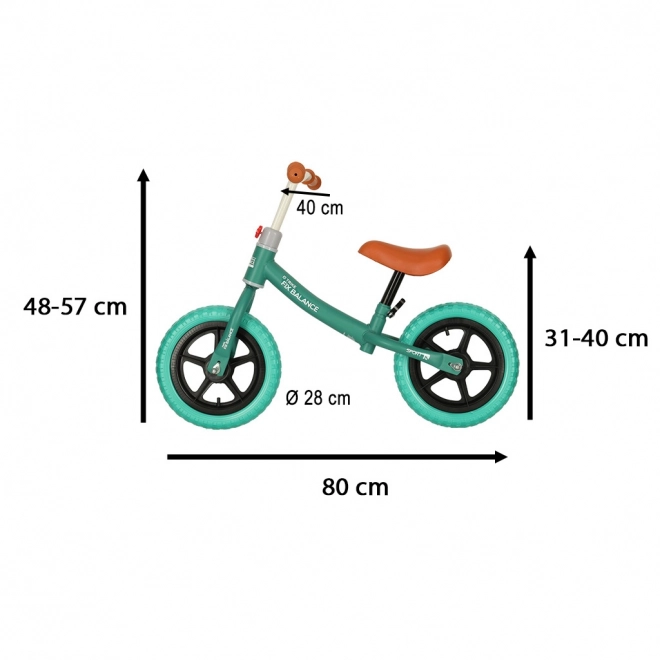 Otroško kolo - poganjalec Trike Fix Balance – Turkizna