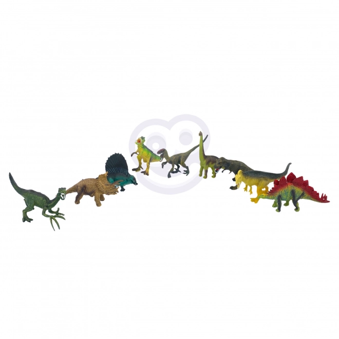 Set figur dinozavrov z igralno podlogo in kovčkom