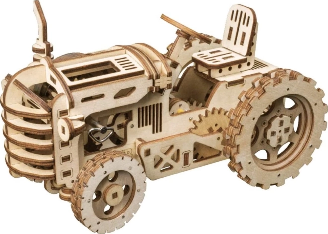 RoboTime 3D lesena mehanična sestavljanka Traktor