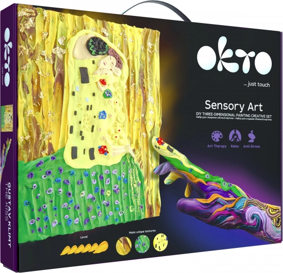 okto sensoty art likovna ustvarjalna set – poljub 30 × 40 cm