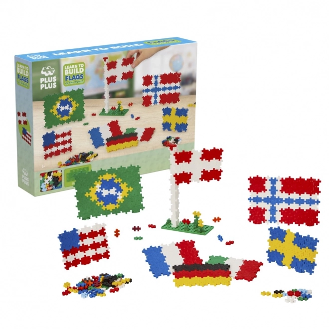 Plus-Plus set za sestavljanje Zastave sveta