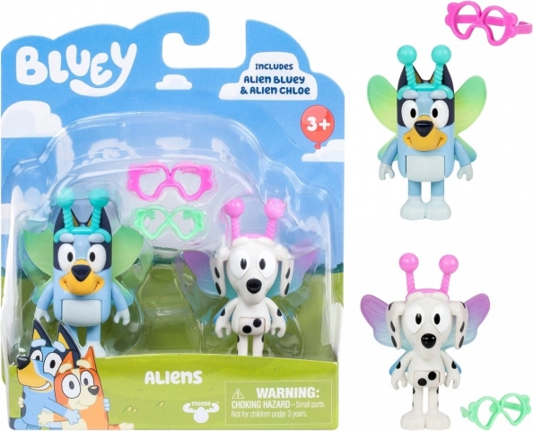 Figurici Bluey dvo-pack Baby Bluey in Chloe