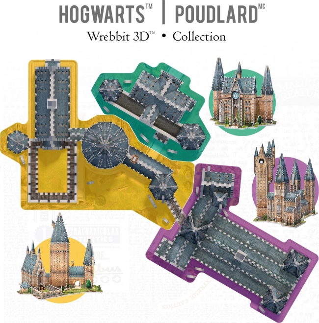 WREBBIT 3D sestavljanka Harry Potter: Bradavičarka, Astronomski stolp 875 kosov