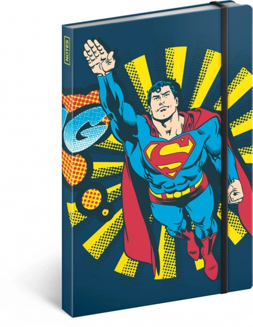Beležnica Superman – Bang, črtasta 13 x 21 cm