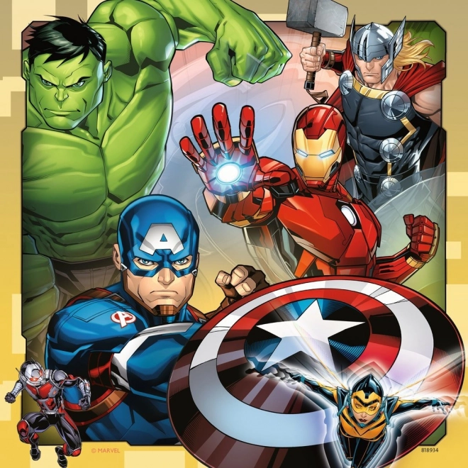 Sestavljanka Ravensburger Marvel Avengers 3x49 kosov