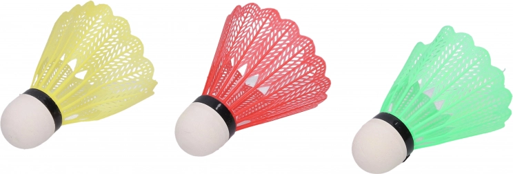 Barviti badminton koški, komplet 3 kosi