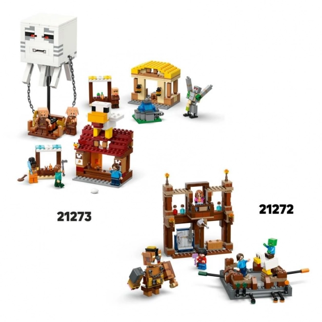 LEGO Minecraft 21273 Napad balonastega Ghasta na vas