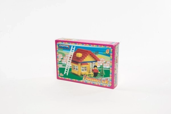 Cheva 6 Hišica plast 86kos v škatli 22,5x15x5cm