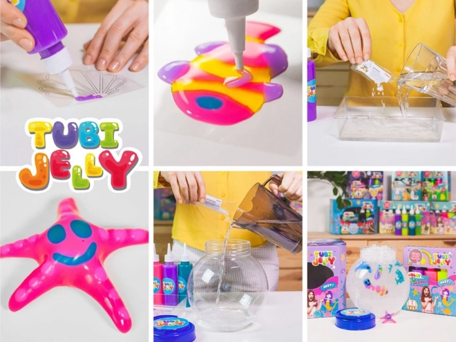 Komplet Tubi Jelly 3 barve - Morska deklica