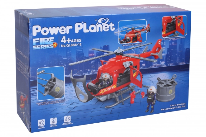 Helikopter gasilci z učinki 38cm