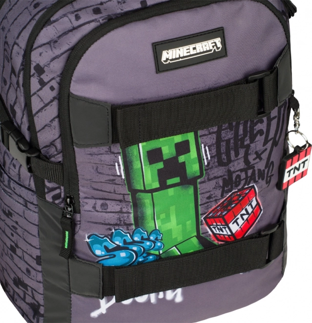 šolski nahrbtnik Baagl Skate Minecraft TNT