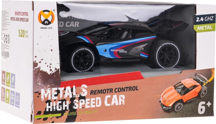 Kovinski RC avto 1:20 Speed – črna