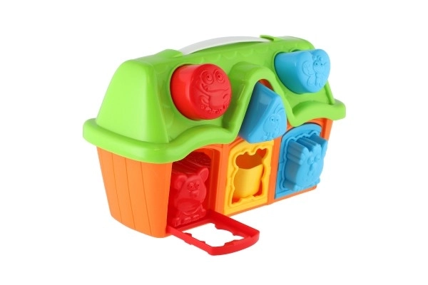 Stodilna zlaganka s oblikami 10 kos plastika 25x17x11cm 12m+
