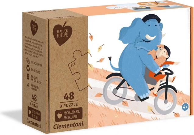 Clementoni Play For Future puzzle buď moj prijatelj