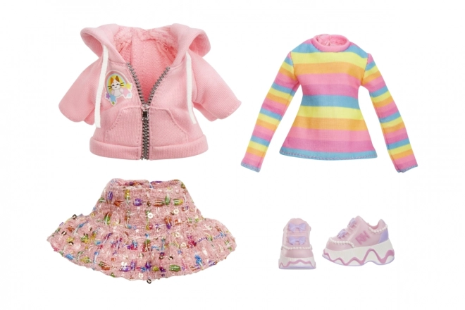 Rainbow High Sparkle & Shine Fashion punčka - Rosetta (roza)
