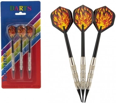 Metne puščice s plastično konico 15 cm – set 3 kos