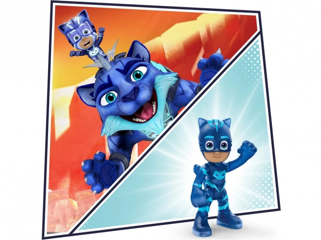 PJMasks Rjoveča pogumna mačka s figurico