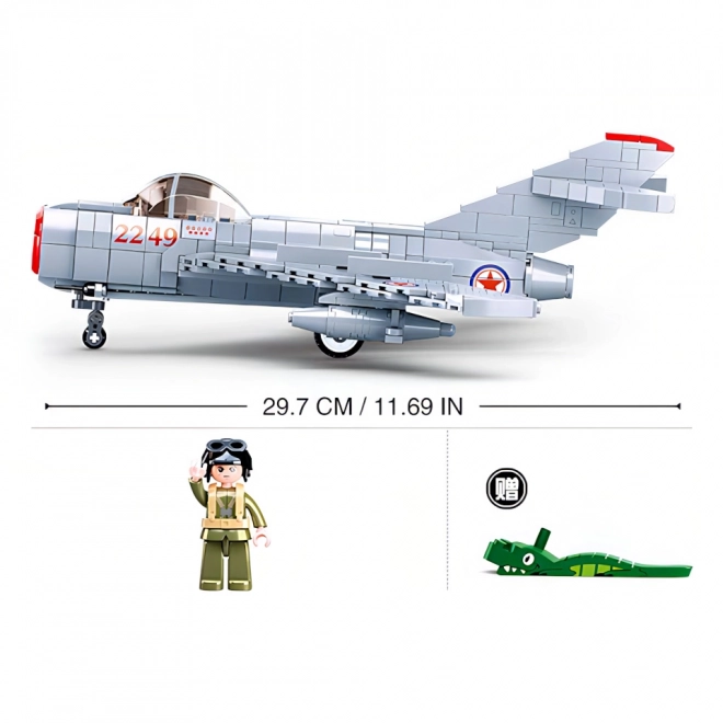 Sluban Gradbeni set za reaktivno letalo MiG-15
