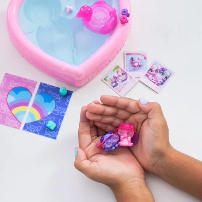 Živalce Hatchimals na bazenski zabavi