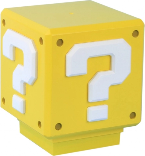 Namizna svetilka Super Mario vprašaj-blok