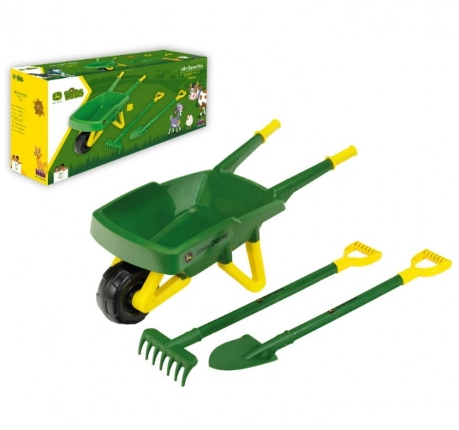 Komplet s samokolnico John Deere