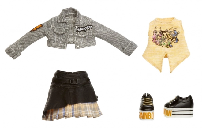 Rainbow High Sparkle & Shine Fashion lutka - Clementine (Oranžna)