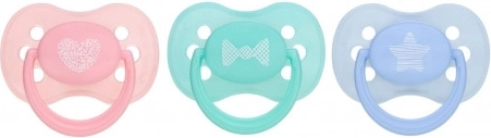 Canpol babies Dudnik 0–6 m silikonski simetrični PASTELS